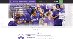 Desktop Screenshot of epilepsytoronto.org